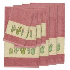 Linum Home Textiles Turkish Cotton Mila 8-piece Embellished Towel Set Teal 4 Linum Home Textiles Turkish Cotton Mila 8-piece Embellished Towel Set Teal -Linum Home Textiles store unnamed file 5464