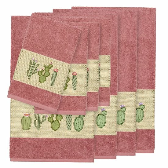 Linum Home Textiles Turkish Cotton Mila 8-piece Embellished Towel Set Teal Linum Home Textiles Turkish Cotton Mila 8-piece Embellished Towel Set Teal -Linum Home Textiles store unnamed file 5464