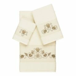 Linum Home Textiles Bella 3-piece Embellished Bath Towel Set Cream 2 Linum Home Textiles Bella 3-piece Embellished Bath Towel Set Cream -Linum Home Textiles store unnamed file 5490