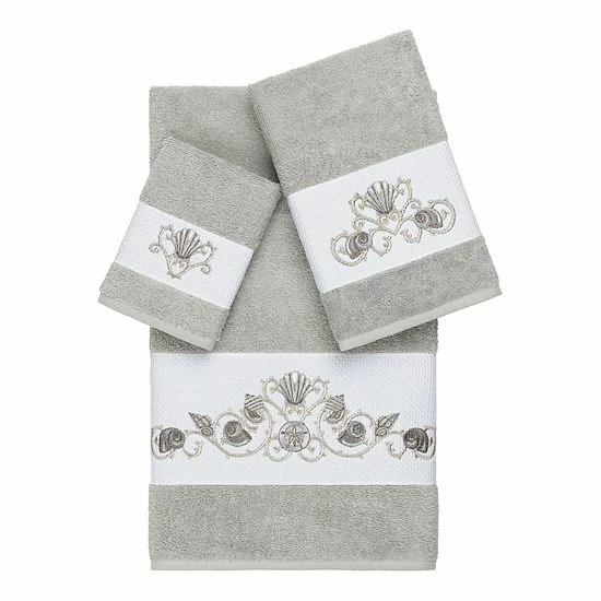 Linum Home Textiles Bella 3-piece Embellished Bath Towel Set Cream Linum Home Textiles Bella 3-piece Embellished Bath Towel Set Cream -Linum Home Textiles store unnamed file 5493