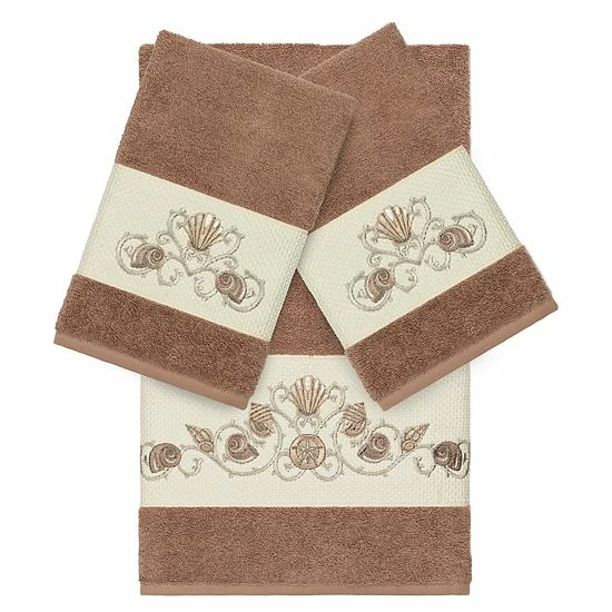 Linum Home Textiles Bella 3-piece Embellished Bath Towel Set White Linum Home Textiles Bella 3-piece Embellished Bath Towel Set White -Linum Home Textiles store unnamed file 5499