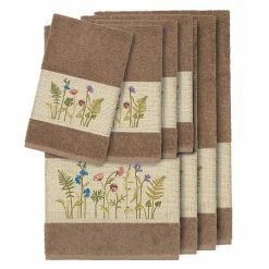 Linum Home Textiles 8-piece Serenity Embellished Bath Towel Set White -Linum Home Textiles store unnamed file 5519