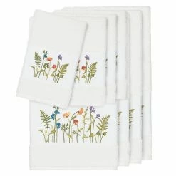 Linum Home Textiles 8-piece Serenity Embellished Bath Towel Set White -Linum Home Textiles store unnamed file 5521