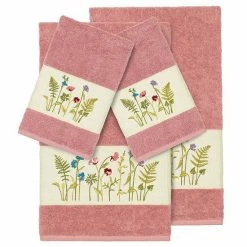 Linum Home Textiles 4-piece Serenity Embellished Bath Towel Set Latte -Linum Home Textiles store unnamed file 5526