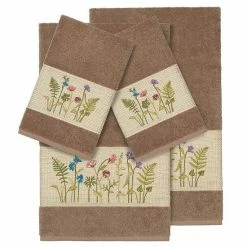 Linum Home Textiles 4-piece Serenity Embellished Bath Towel Set Latte -Linum Home Textiles store unnamed file 5529