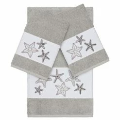 Linum Home Textiles 3-piece Lydia Embellished Bath Towel Set Teal -Linum Home Textiles store unnamed file 5563