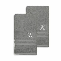 Linum Home Textiles Turkish Cotton 2-piece Personalized Denzi Hand Towel Set -Linum Home Textiles store unnamed file 557