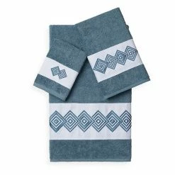 Linum Home Textiles Noah 3-piece Embellished Bath Towel Set Teal 14 Linum Home Textiles Noah 3-piece Embellished Bath Towel Set Teal -Linum Home Textiles store unnamed file 5593