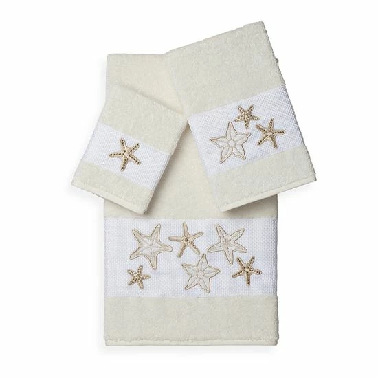 Linum Home Textiles Lydia 3-piece Embellished Bath Towel Set White Linum Home Textiles Lydia 3-piece Embellished Bath Towel Set White -Linum Home Textiles store unnamed file 5601