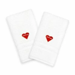 Linum Home Textiles "I Love You" Embroidered 2-pack Hand Towels Pink 11 Linum Home Textiles "I Love You" Embroidered 2-pack Hand Towels Pink -Linum Home Textiles store unnamed file 5606