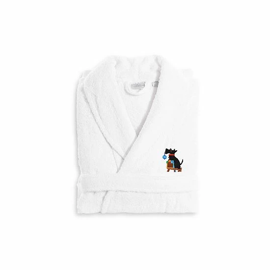 Linum Home Textiles Holiday Embroidered Luxury Terry Cotton Bathrobe Merry Christmas Linum Home Textiles Holiday Embroidered Luxury Terry Cotton Bathrobe Merry Christmas -Linum Home Textiles store unnamed file 5620