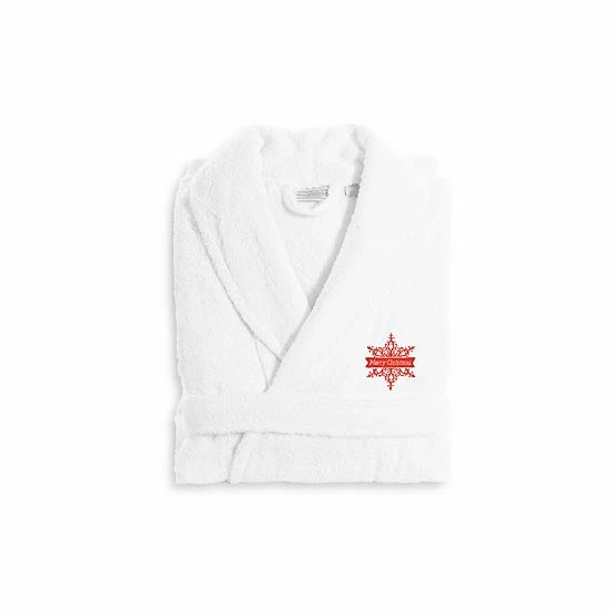 Linum Home Textiles Holiday Embroidered Luxury Terry Cotton Bathrobe Merry Christmas Linum Home Textiles Holiday Embroidered Luxury Terry Cotton Bathrobe Merry Christmas -Linum Home Textiles store unnamed file 5622