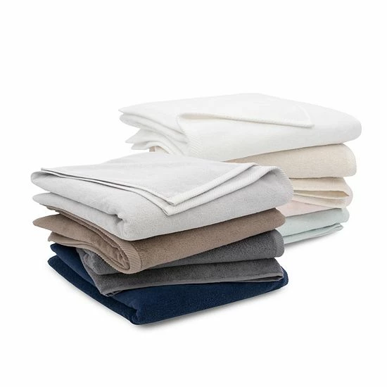Linum Home Textiles 2-piece Turkish Cotton Ediree Hand Towel Set Aqua 2 Linum Home Textiles 2-piece Turkish Cotton Ediree Hand Towel Set Aqua - Image 2