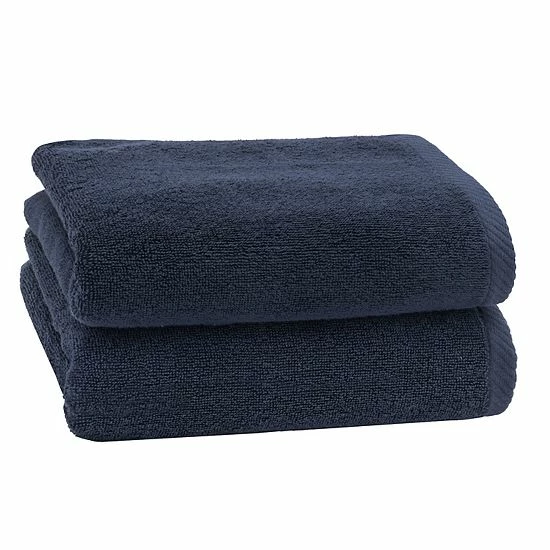 Linum Home Textiles 2-piece Turkish Cotton Ediree Hand Towel Set Aqua 6 Linum Home Textiles 2-piece Turkish Cotton Ediree Hand Towel Set Aqua - Image 6