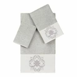 Linum Home Textiles Turkish Cotton Alyssa 3-piece Embellished Towel Set Latte -Linum Home Textiles store unnamed file 5670