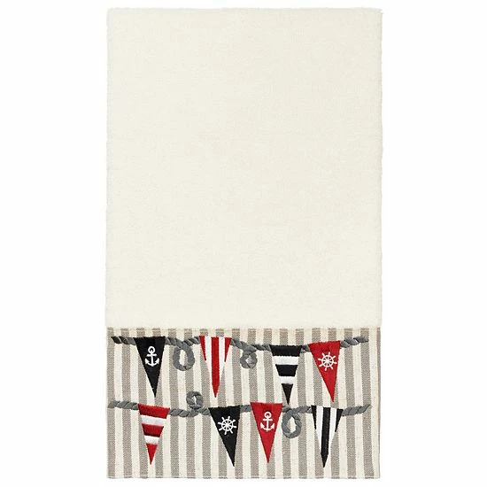 Linum Home Textiles Turkish Cotton Ethan Embellished Bath Towel Light Gray 8 Linum Home Textiles Turkish Cotton Ethan Embellished Bath Towel Light Gray - Image 8