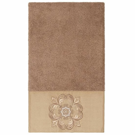 Linum Home Textiles Turkish Cotton Alyssa Embellished Bath Towel Dark Gray Linum Home Textiles Turkish Cotton Alyssa Embellished Bath Towel Dark Gray -Linum Home Textiles store unnamed file 5772