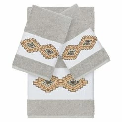 Linum Home Textiles 3-piece Turkish Cotton Gianna Embellished Towel Set White 10 Linum Home Textiles 3-piece Turkish Cotton Gianna Embellished Towel Set White -Linum Home Textiles store unnamed file 5779