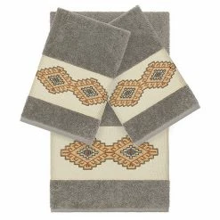 Linum Home Textiles 3-piece Turkish Cotton Gianna Embellished Towel Set White 11 Linum Home Textiles 3-piece Turkish Cotton Gianna Embellished Towel Set White -Linum Home Textiles store unnamed file 5780