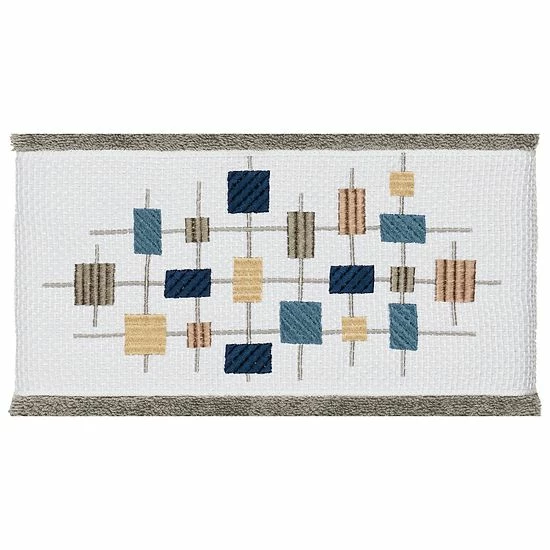 Linum Home Textiles 3-piece Turkish Cotton Khloe Embellished Towel Set Teal 2 Linum Home Textiles 3-piece Turkish Cotton Khloe Embellished Towel Set Teal - Image 2