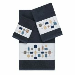 Linum Home Textiles 3-piece Turkish Cotton Khloe Embellished Towel Set Teal 12 Linum Home Textiles 3-piece Turkish Cotton Khloe Embellished Towel Set Teal -Linum Home Textiles store unnamed file 5788