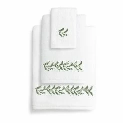 Linum Home Textiles Autumn Leaves 3-piece Bath Towel Set White Gray 2 Linum Home Textiles Autumn Leaves 3-piece Bath Towel Set White Gray -Linum Home Textiles store unnamed file 5795