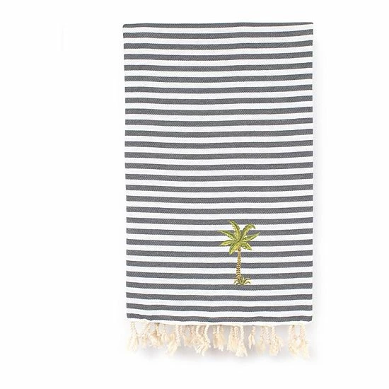 Linum Home Textiles Turkish Cotton Fun In The Sun Breezy Palm Tree Pestemal Beach Towel Graphite Grey Linum Home Textiles Turkish Cotton Fun In The Sun Breezy Palm Tree Pestemal Beach Towel Graphite Grey -Linum Home Textiles store unnamed file 5824