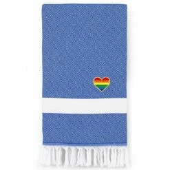 Linum Home Textiles Turkish Cotton Diamond Cheerful Rainbow Heart Pestemal Beach Towel Grey 2 Linum Home Textiles Turkish Cotton Diamond Cheerful Rainbow Heart Pestemal Beach Towel Grey -Linum Home Textiles store unnamed file 5831