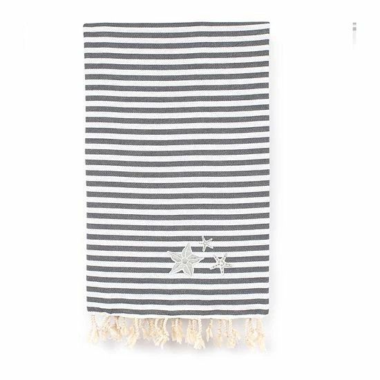 Linum Home Textiles Turkish Cotton Fun in the Sun Breezy Palm Tree Pestemal Beach Towel Charcoal Black Linum Home Textiles Turkish Cotton Fun In The Sun Breezy Palm Tree Pestemal Beach Towel Charcoal Black -Linum Home Textiles store unnamed file 5843