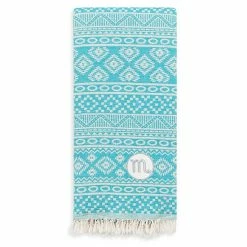 Linum Home Textiles Turkish Cotton Sea Breeze Horoscope Scorpio Pestemal Beach Towel Turquoise Scorpio 6 Linum Home Textiles Turkish Cotton Sea Breeze Horoscope Scorpio Pestemal Beach Towel Turquoise Scorpio -Linum Home Textiles store unnamed file 5936