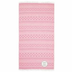 Linum Home Textiles Turkish Cotton Sea Breeze Horoscope Gemini Pestemal Beach Towel Navy Gemini -Linum Home Textiles store unnamed file 5983