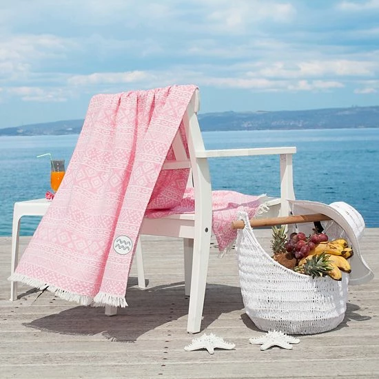 Linum Home Textiles Turkish Cotton Sea Breeze Horoscope Aquarius Pestemal Beach Towel Pink Aquarius Linum Home Textiles Turkish Cotton Sea Breeze Horoscope Aquarius Pestemal Beach Towel Pink Aquarius -Linum Home Textiles store unnamed file 6036