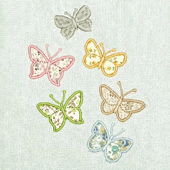 Linum Home Textiles Turkish Cotton Mariposa 4-piece Embellished Towel Set Cocoa 7 Linum Home Textiles Turkish Cotton Mariposa 4-piece Embellished Towel Set Cocoa - Image 7