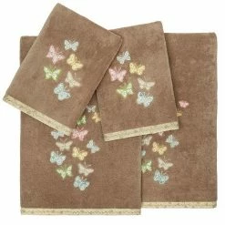 Linum Home Textiles Turkish Cotton Mariposa 4-piece Embellished Towel Set Cocoa 28 Linum Home Textiles Turkish Cotton Mariposa 4-piece Embellished Towel Set Cocoa -Linum Home Textiles store unnamed file 6074