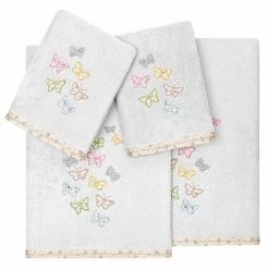 Linum Home Textiles Turkish Cotton Mariposa 4-piece Embellished Towel Set Cocoa 30 Linum Home Textiles Turkish Cotton Mariposa 4-piece Embellished Towel Set Cocoa -Linum Home Textiles store unnamed file 6076
