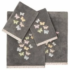 Linum Home Textiles Turkish Cotton Mariposa 4-piece Embellished Towel Set Cocoa 31 Linum Home Textiles Turkish Cotton Mariposa 4-piece Embellished Towel Set Cocoa -Linum Home Textiles store unnamed file 6077
