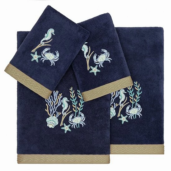 Linum Home Textiles Turkish Cotton Aaron 4-piece Embellished Towel Set Cocoa Linum Home Textiles Turkish Cotton Aaron 4-piece Embellished Towel Set Cocoa -Linum Home Textiles store unnamed file 6104
