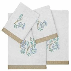 Linum Home Textiles Turkish Cotton Aaron 4-piece Embellished Towel Set Cocoa 12 Linum Home Textiles Turkish Cotton Aaron 4-piece Embellished Towel Set Cocoa -Linum Home Textiles store unnamed file 6106