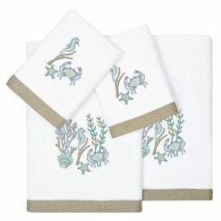 Linum Home Textiles Turkish Cotton Aaron 4-piece Embellished Towel Set Cocoa 13 Linum Home Textiles Turkish Cotton Aaron 4-piece Embellished Towel Set Cocoa -Linum Home Textiles store unnamed file 6107