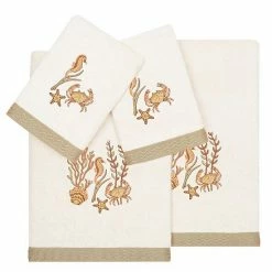 Linum Home Textiles Turkish Cotton Aaron 4-piece Embellished Towel Set Cocoa 15 Linum Home Textiles Turkish Cotton Aaron 4-piece Embellished Towel Set Cocoa -Linum Home Textiles store unnamed file 6109