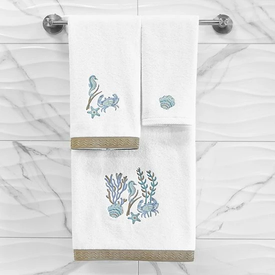 Linum Home Textiles Turkish Cotton Aaron 3-piece Embellished Towel Set Cocoa Linum Home Textiles Turkish Cotton Aaron 3-piece Embellished Towel Set Cocoa -Linum Home Textiles store unnamed file 6112