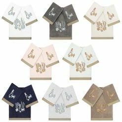 Linum Home Textiles Turkish Cotton Aaron 3-piece Embellished Towel Set Cocoa 7 Linum Home Textiles Turkish Cotton Aaron 3-piece Embellished Towel Set Cocoa -Linum Home Textiles store unnamed file 6117