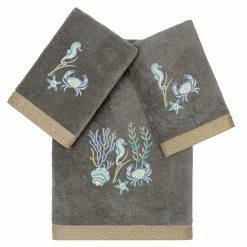 Linum Home Textiles Turkish Cotton Aaron 3-piece Embellished Towel Set Cocoa 11 Linum Home Textiles Turkish Cotton Aaron 3-piece Embellished Towel Set Cocoa -Linum Home Textiles store unnamed file 6121