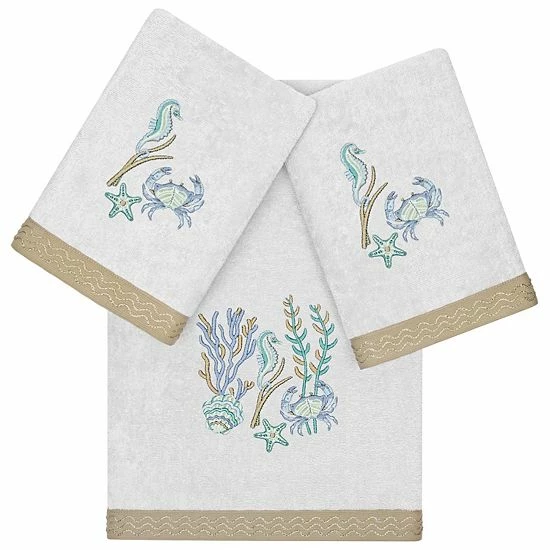 Linum Home Textiles Turkish Cotton Aaron 3-piece Embellished Towel Set Cocoa Linum Home Textiles Turkish Cotton Aaron 3-piece Embellished Towel Set Cocoa -Linum Home Textiles store unnamed file 6122