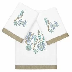Linum Home Textiles Turkish Cotton Aaron 3-piece Embellished Towel Set Cocoa 15 Linum Home Textiles Turkish Cotton Aaron 3-piece Embellished Towel Set Cocoa -Linum Home Textiles store unnamed file 6125