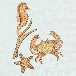 Linum Home Textiles Turkish Cotton Aaron 2-piece Embellished Hand Towel Set Cocoa -Linum Home Textiles store unnamed file 6129