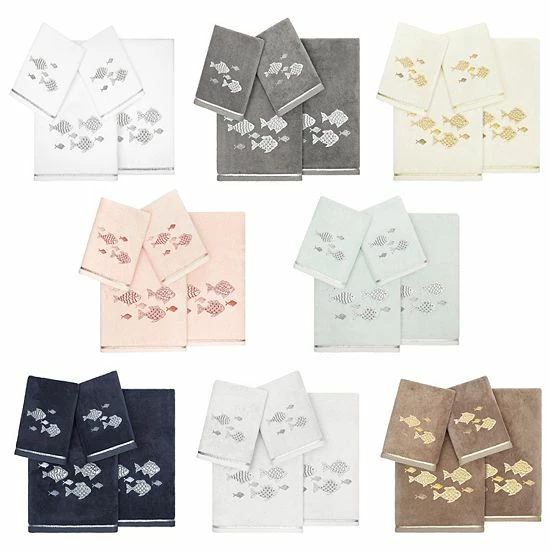 Linum Home Textiles Turkish Cotton Figi 4-piece Embellished Towel Set White Linum Home Textiles Turkish Cotton Figi 4-piece Embellished Towel Set White -Linum Home Textiles store unnamed file 6146