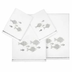 Linum Home Textiles Turkish Cotton Figi 4-piece Embellished Towel Set White 15 Linum Home Textiles Turkish Cotton Figi 4-piece Embellished Towel Set White -Linum Home Textiles store unnamed file 6154