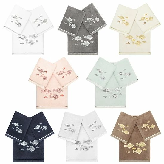 Linum Home Textiles Turkish Cotton Figi 3-piece Embellished Towel Set Charcoal Linum Home Textiles Turkish Cotton Figi 3-piece Embellished Towel Set Charcoal -Linum Home Textiles store unnamed file 6162