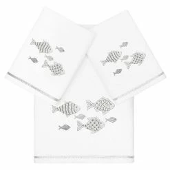 Linum Home Textiles Turkish Cotton Figi 3-piece Embellished Towel Set Charcoal 15 Linum Home Textiles Turkish Cotton Figi 3-piece Embellished Towel Set Charcoal -Linum Home Textiles store unnamed file 6170
